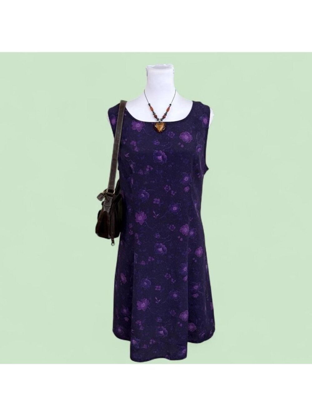 90s ditsy floral whimsygoth dress